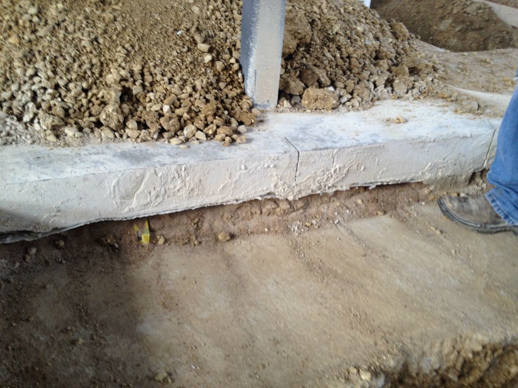 EXISTING CONCRETE REQUIRED SAW CUTTING AND EXCAVATION