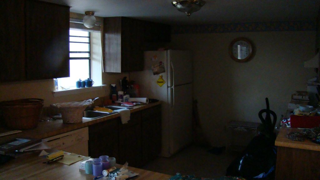 Existing dated Kitchen