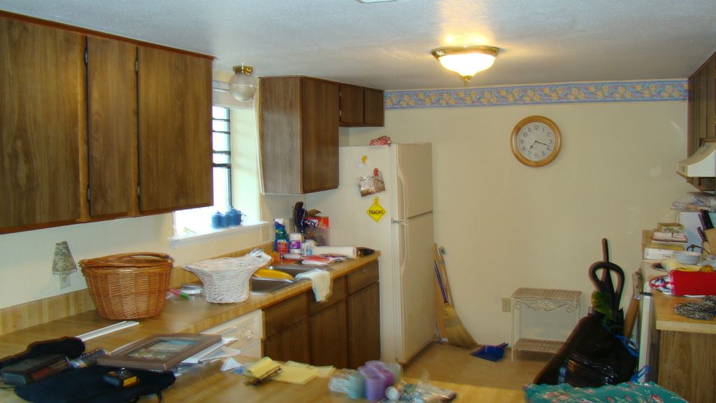 Existing dated Kitchen 