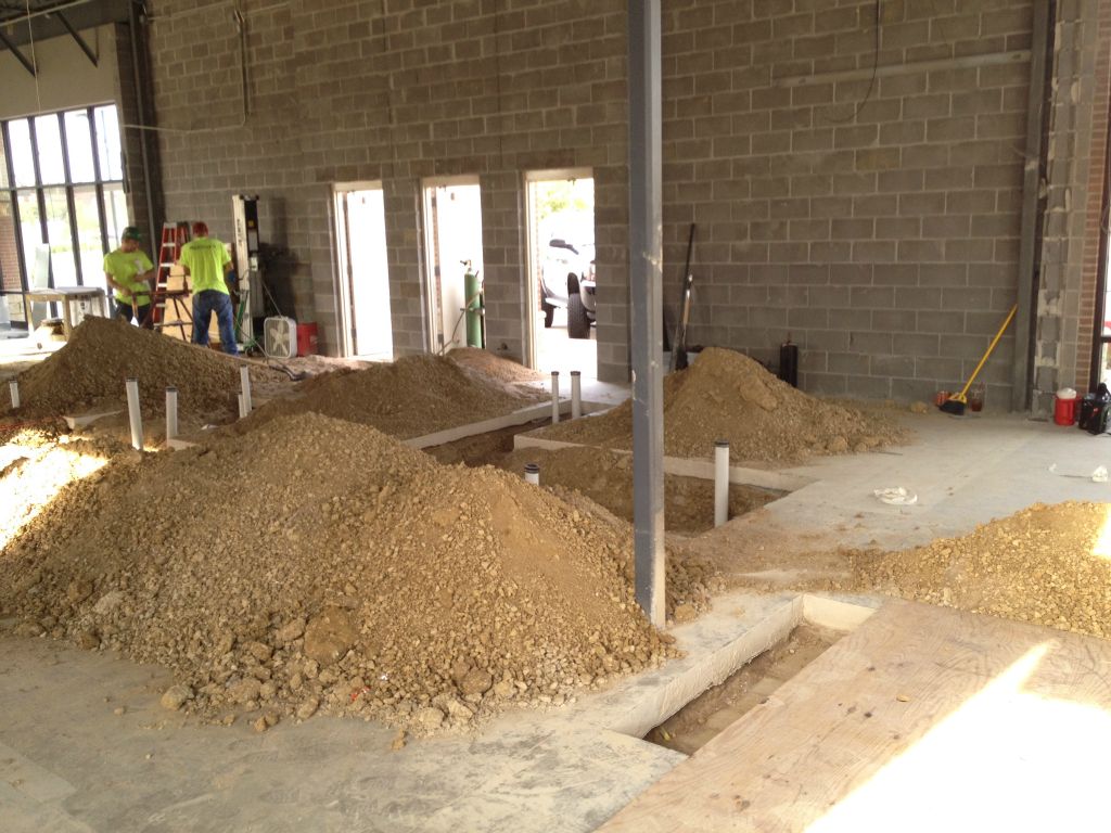 EXISTING CONCRETE REQUIRED SAW CUTTING AND EXCAVATION