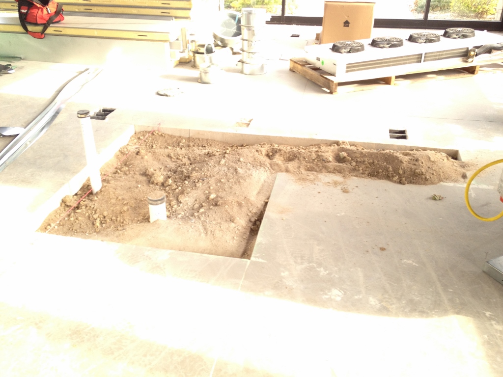 EXISTING CONCRETE REQUIRED SAW CUTTING AND EXCAVATION