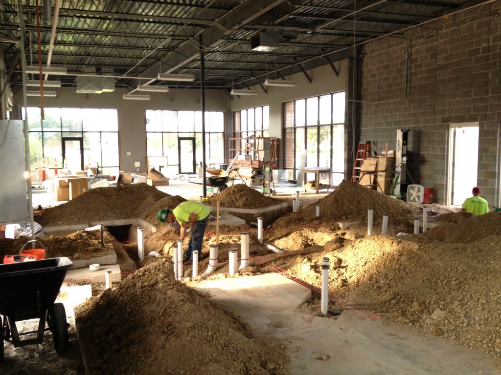 EXISTING CONCRETE REQUIRED SAW CUTTING AND EXCAVATION